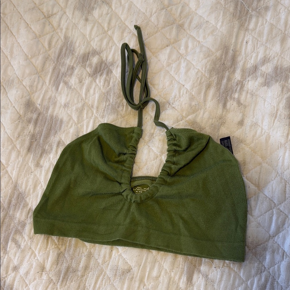 Urban Outfitters Olive Green Top